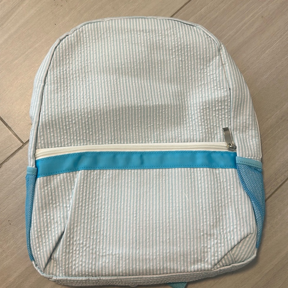 Toddler Blue backpack - plain